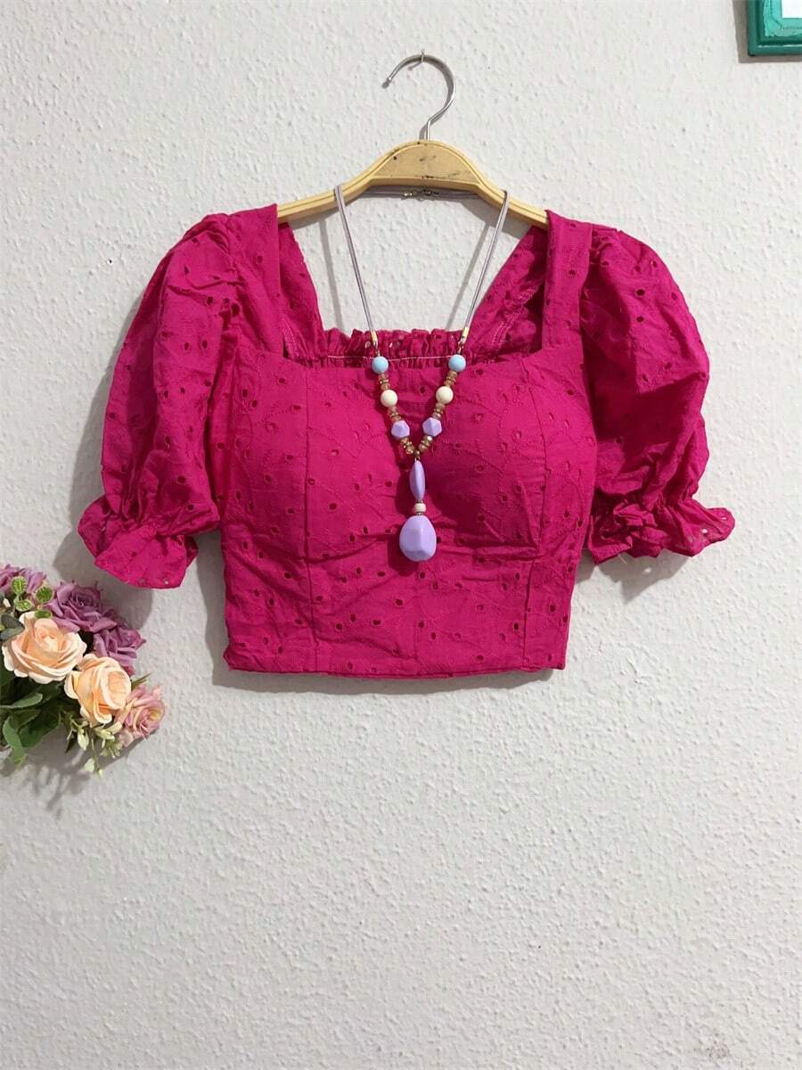 Women Tops - Màu Hồng Tươi - Xem 1