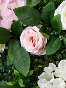 1入組30*40厘米/11.8*15.7英寸帶莖人工米蘭草墻，適用於家居婚禮派對節日裝飾 - 花牆1 - 查看 4