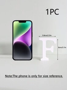 1 đồ trang trí bằng gỗ, đồ trang trí thiết kế chữ cái cho nhà quà tặng tốt nhất - trắng - Xem 2