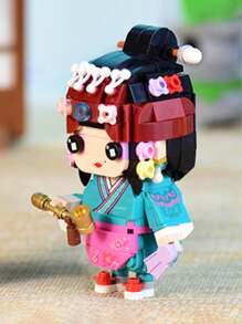 含有小颗粒需要手工拼装的人偶积木,是一件摆件及赠送朋友、亲人、节日的礼物好选择。適用於客廳、臥室、辦公室等地方展示。 - 薄荷藍 - 查看 1