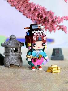 含有小颗粒需要手工拼装的人偶积木,是一件摆件及赠送朋友、亲人、节日的礼物好选择。適用於客廳、臥室、辦公室等地方展示。 - 薄荷藍 - 查看 2