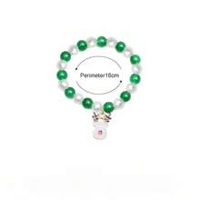 聖誕串珠手鍊手工製作,時尚可愛的馴鹿水晶珠,理想的聖誕禮物