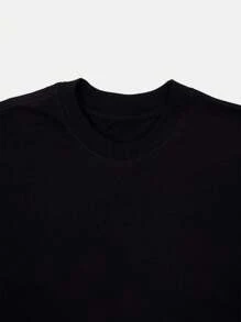 Men T-Shirts - 黑色 - 查看 2