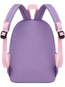 YUQING.FC Mochila grande mochila escolar multifuncional a la moda para estudiantes de primaria y secundaria, mochila de nailon - Negro - Ver 6