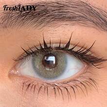 FRESH LADY Freshlady Polar Lights 蓝灰色 14.20 毫米彩色隐形眼镜 1 年抛型 - 藍色 - 查看 7