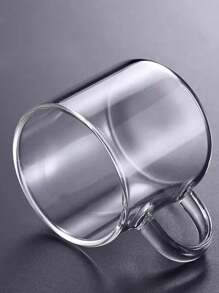 4 件組透明玻璃杯,適合在家喝茶、水或咖啡 - 白色 - 查看 8