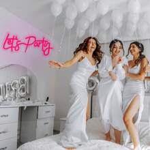 Let's Party Rosa Rojo Luz De Neón - Rosa Fucsia - Ver 5