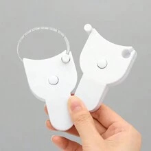 1pc Y-shaped Tape & Torch Shaped Body Measuring Ruler For Waist, Hip And Bust Circumference Measurement - White - View 1