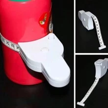 1pc Y-shaped Tape & Torch Shaped Body Measuring Ruler For Waist, Hip And Bust Circumference Measurement - White - View 5