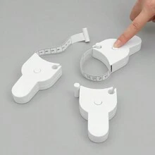 1pc Y-shaped Tape & Torch Shaped Body Measuring Ruler For Waist, Hip And Bust Circumference Measurement - White - View 2