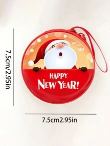 4pcs Random Christmas Decoration Coin Purse Gift - Multicolor - View 6