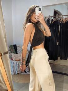 Women Pants - Beis - Ver 2
