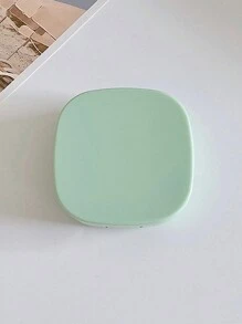 1 pieza Estuche portátil minimalista cuadrado para lentes de contacto, soporte de unicolor DIY para lentes de contacto - Multicolor - Ver 8