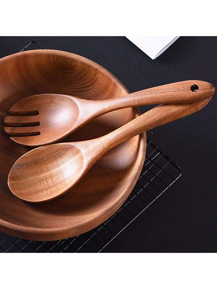 Zhangpu Scaffale porta utensili, posate in legno, supporto per posate da cucina, forchette