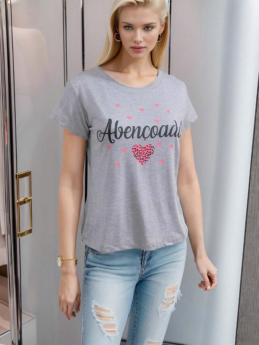 Women T-Shirts - Màu Xám nhạt - Xem 1