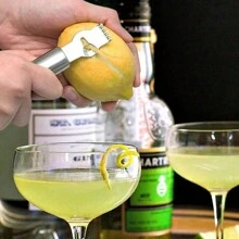 1pc Lemon Zester Grater Stainless Steel Peeler Kitchen Stuff Kitchen Accessories Kitchen Gadgets - Silver - View 4