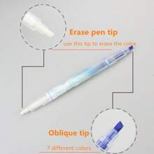 7 Packs Of Erasable Highlighter Markers - Black - View 3