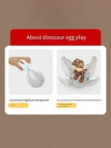 1pc Dinosaur Finger Bite Toy - Multicolor - View 5