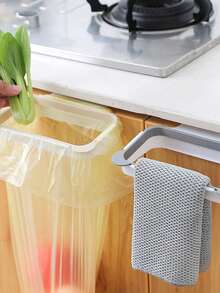 1 Miếng Màu sắc tùy ý màu trơn Phòng bếp Tủ Cửa Trở lại Treo Túi rác Dấu ngoặc Vải Rác Giá đỡ Đối với Nhà - Nhiều màu - Xem 3