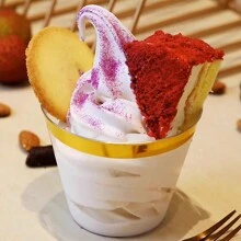 25pcs/Pack Gold Dessert Cups For Mousse, Ice Cream, Cake, & Drinks,Reusable & Washable