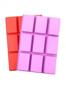 1 Pieza Molde De Jabón Rectangular De Silicona - Color al azar - Ver 3