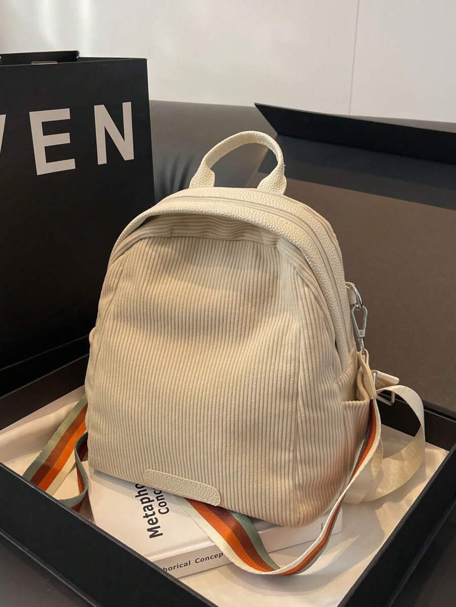 Korean Style Casual Minimalist Design Cute Sling Backpack SHEIN USA