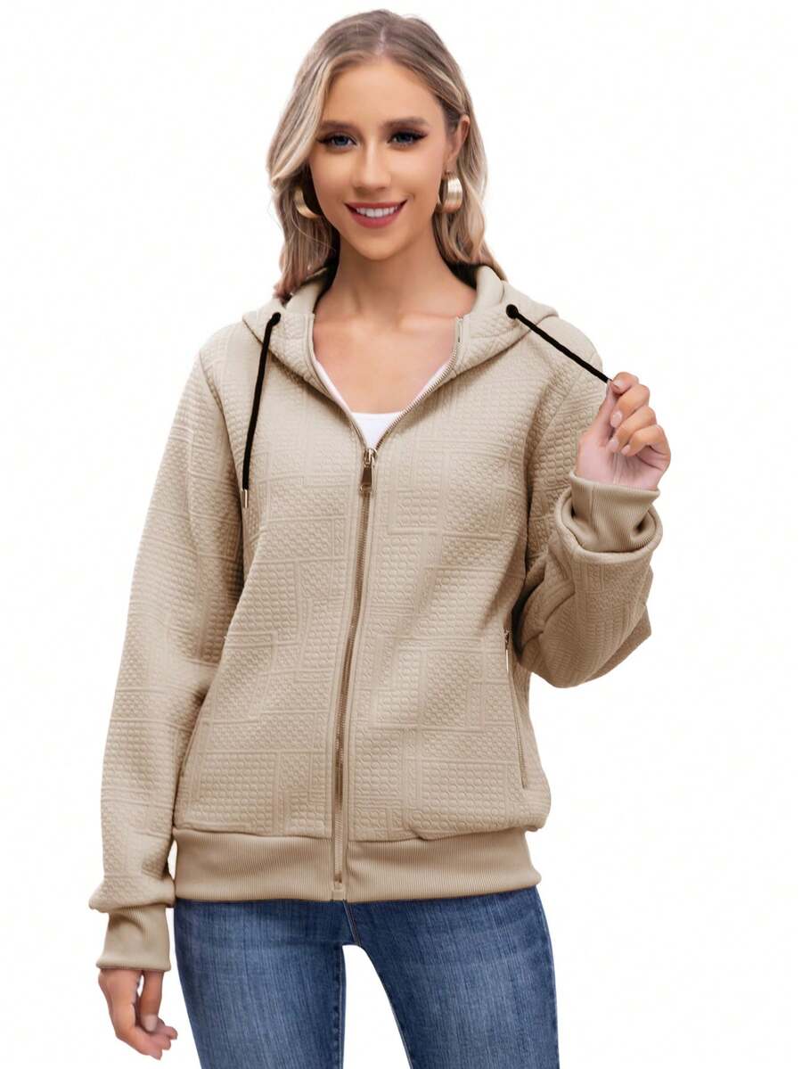 RED MARINE Zip-Up Bomber Jacket With Hood - 米色 - 查看 1
