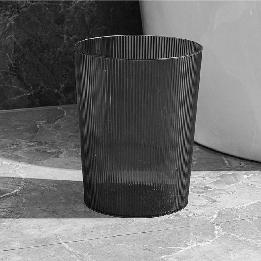 Gray Striped Garbage Can SHEIN USA