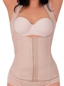 New Look Ultra Posture Corrector Vest With Powernet Fabric And Cotton - Apricot - View 1