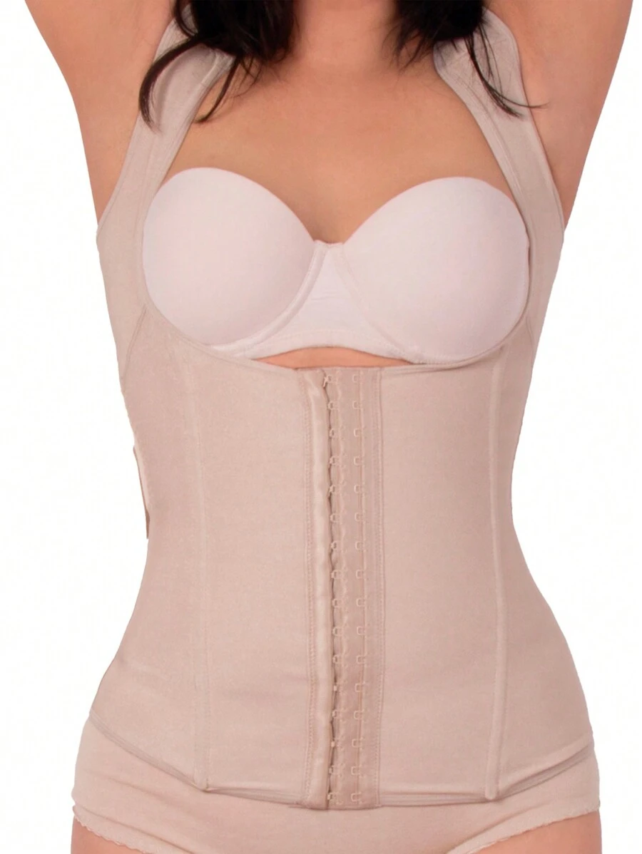 New Look Ultra Posture Corrector Vest With Powernet Fabric And Cotton - Apricot - View 1