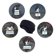 1 PC Ear Warmer for Women: Keep your head warm and protected outdoors! - Black - View 2
