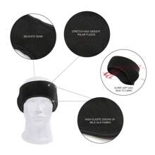 1 PC Ear Warmer for Women: Keep your head warm and protected outdoors! - Black - View 4