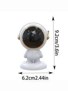 1只usb宇航員暖手器,可充電可愛的電子加熱器,2檔溫度控制,攜帶方便,是冬季最好的禮物 - 白色 - 查看 10