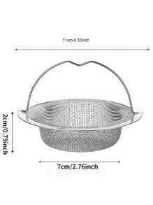 1 件不鏽鋼接發器:保持浴缸和水槽排水管暢通無阻!