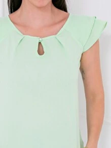 Women Tops - 薄荷綠 - 查看 2