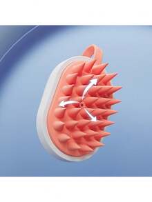 1個創意老鼠造型柔軟橡膠洗髮刷及按摩器,適用於成人 - 綠色 - 查看 6