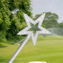 13英寸銀色仙女魔杖,星星魔杖,棒,公主魔杖