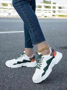 休閒時尚舒適皮質厚底鞋