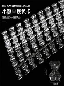 Muestrarios de ositos para gel de uñas - transparente - Ver 2