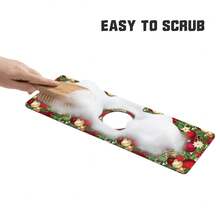 1pc Christmas Water Tap Absorbent Mat, Diatomite Drainage Pad, Kitchen & Bathroom Tap Splash-proof, Moisture-proof, Non-slip Mat, Countertop Accessory - Multicolor - View 9