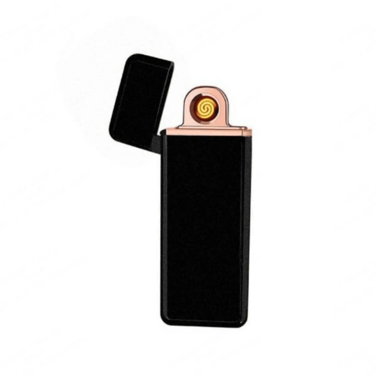 Metal Electronic Dual Arc Lighter With Usb Charging, Flameless And Open