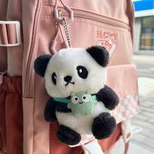 1 件可愛卡通黑白熊貓肩包個人化包配件