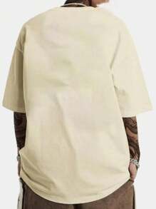 Men Shirts - Màu be - Xem 2