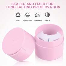 1 lọ keo dán mi Hộp đựng mi kín Hộp đựng mỹ phẩm Vật dụng nối mi (Màu hồng) - Hồng - Xem 6