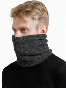 男女款冬季保暖頸圍/帽型保暖頸套羊毛滑雪圍巾