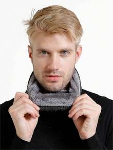 男女款冬季保暖頸圍/帽型保暖頸套羊毛滑雪圍巾