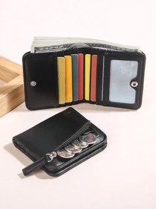 Toughergun Women's Rfid Blocking Small Compact Bifold Luxury Wallet - Black - View 1