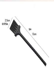 2入組廚房清潔尼龍小刷子,適用於咖啡機、豆漿機、榨汁機、縫隙清潔、電動剃須刀、去蟎、鍵盤清潔刷、角落和死角