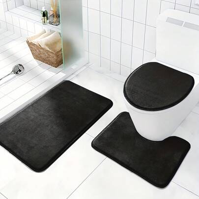1pc Simple Soft Memory Foam Non-Slip Bath Mat For Bathroom Home Bathroom Decor Bath Rug Floor Carpet Outdoor Rug Door Mat Fall Decor Bathroom Accessories Back To School Entryway Decor