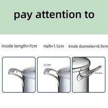 2pcs Grey Silicone Pot Handle Cover Heat-insulating Sleeve